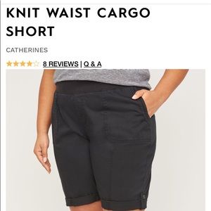 Catherine’s Knit Waist Cargo Shorts